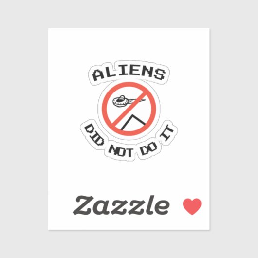 ミニマおもしろいリストのエイリアンは行わなかった シール (シート)