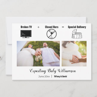 ミニマおもしろいリストのテレビ妊娠 案内状