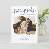 ミニマおもしろいリスト写真ウェディング日付を保存 セーブザデート (スタンド正面)