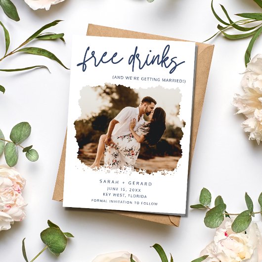 ミニマおもしろいリスト写真ウェディング日付を保存 セーブザデート