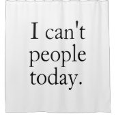 ミニマおもしろいリスト引用文 | 今日は人が来ない シャワーカーテン (正面)