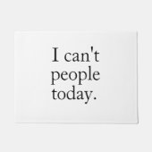 ミニマおもしろいリスト引用文 | 今日は人が来ない ドアマット (正面)