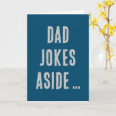 ミニマおもしろいルモダンパパジョーク父の日カード カード (黄色い花)