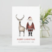 ミニマお洒落リストのサンタクロース シーズンカード (スタンド正面)