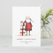 ミニマお洒落リストのサンタクロース シーズンカード (スタンド正面)