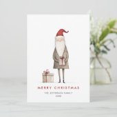 ミニマお洒落リストのサンタクロース シーズンカード (スタンド正面)