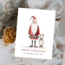 ミニマお洒落リストサンタクロースのクリスマス