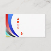 ミニマお洒落リストモダン・ビジネス・カードデザイン コーリングカード (正面)