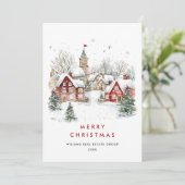 ミニマお洒落リスト国のクリスマス企業の シーズンカード (スタンド正面)