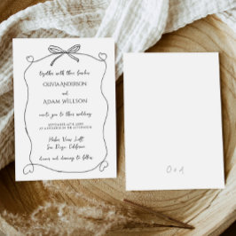 ミニマお洒落リ予測できなアル手引きボー結婚ズ 招待状