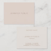 ミニマかわいらしリストプロフェッショナルテンプレートモダントップ 名刺 (正面/裏面)