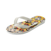 ミニマすごいン飛んでいる キッズビーチサンダル (アングル)