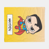 ミニマすごいン飛んでいる フリースブランケット (正面(横))