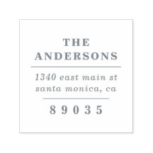 ミニマはっきりしたエレガントリスト家族差出人住所