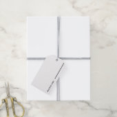 ミニマはっきりしたリストモダン会社タイポグラフィ事業 ギフトタグ (より糸付き)