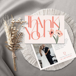 ミニマはっきりしたリスト写真サンゴ植物学 サンキューカード