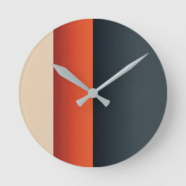 ミニマはっきりしたリスト垂直ストライプ壁時計 ラウンド壁時計