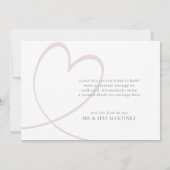 ミニマはっきりしたリスト海軍バラサンキューカード サンキューカード (裏面)