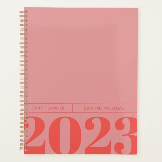 ミニマはっきりしたリスト・デイリープランナー プランナー手帳 (正面)