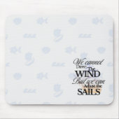 ミニマやる気を起こさせるリスト航海の引用文 マウスパッド (正面)