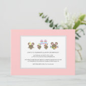 ミニマウス誕生日パーティーの招待 招待状 (スタンド正面)