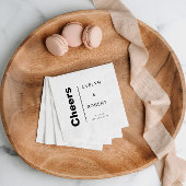 ミニマエレガントフォーマル結婚リスト応援 スタンダードカクテルナプキン