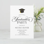 ミニマエレガントミニマルリスト卒業 招待状 (スタンド正面)