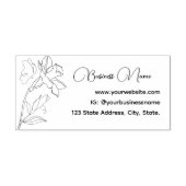 ミニマエレガントモダンリストのアウトライン花蝶 ラバースタンプ (インプリント)