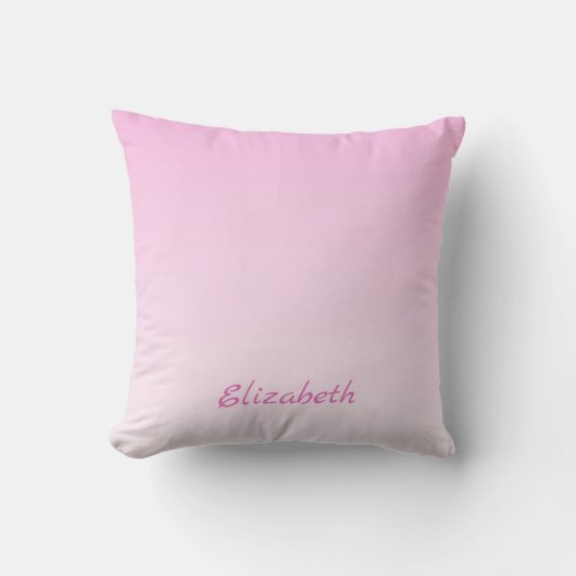 ミニマエレガントモダンリストのグラデーショングラデーションピンク クッション (正面)
