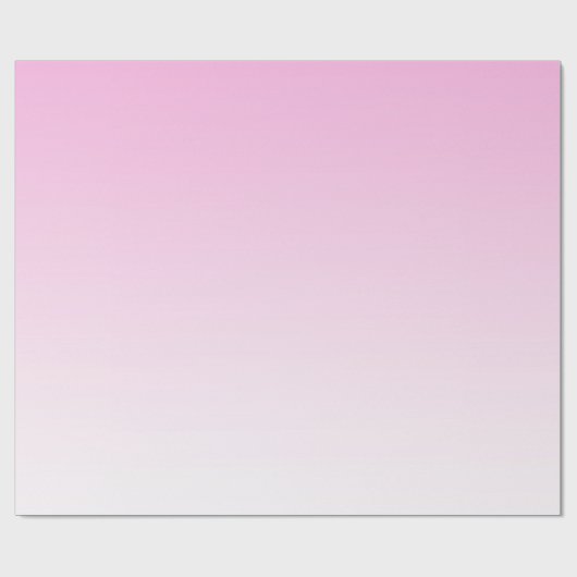 ミニマエレガントモダンリストのグラデーショングラデーションピンク ラッピングペーパー (フラット)