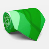 ミニマエレガントモダンリストの緑色 ネクタイ (ロール)