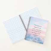 ミニマエレガントモダンリストカスタム引用文 ノートブック (内部)