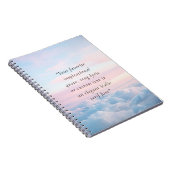 ミニマエレガントモダンリストカスタム引用文 ノートブック (右側)