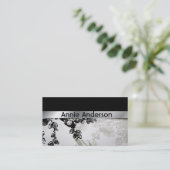 ミニマエレガントモダンリストシンプルプロフェッショナル 名刺 (スタンド正面)