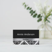 ミニマエレガントモダンリストシンプルプロフェッショナル 名刺 (スタンド正面)