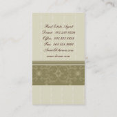 ミニマエレガントモダンリストシンプルプロフェッショナル 名刺 (裏面)