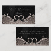 ミニマエレガントモダンリストシンプルプロフェッショナル 名刺 (正面/裏面)