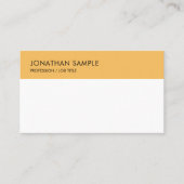 ミニマエレガントモダンリストテンプレートプロフェッショナル 名刺 (正面)