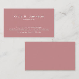 ミニマエレガントモダンリストパーソナライズされた 名刺