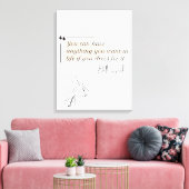 ミニマエレガントモダンリストフェミニン キャンバスプリント (インサイチュ (リビング))