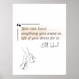 ミニマエレガントモダンリストフェミニン ポスター