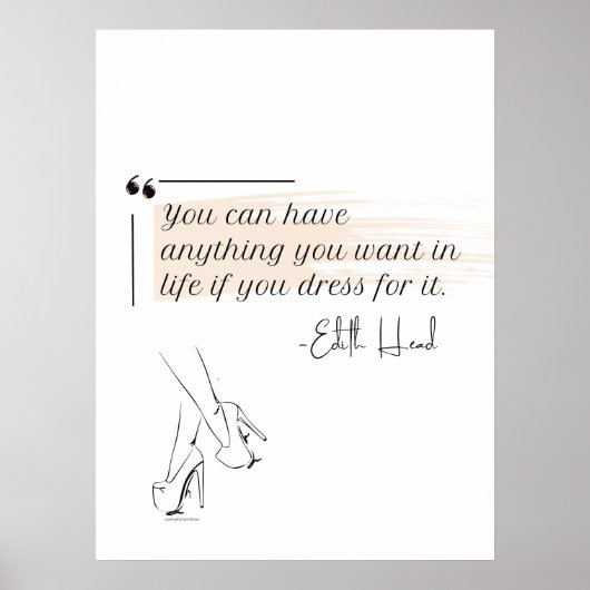 ミニマエレガントモダンリストフェミニン ポスター (正面)