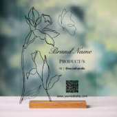 ミニマエレガントモダンリスト事業 アクリルサイン (ニュートラル)