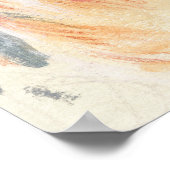 ミニマエレガントモダンリスト抽象芸術アートポスター ポスター (角)