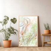 ミニマエレガントモダンリスト抽象芸術アートポスター ポスター