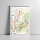 ミニマエレガントモダンリスト抽象芸術アートポスター ポスター