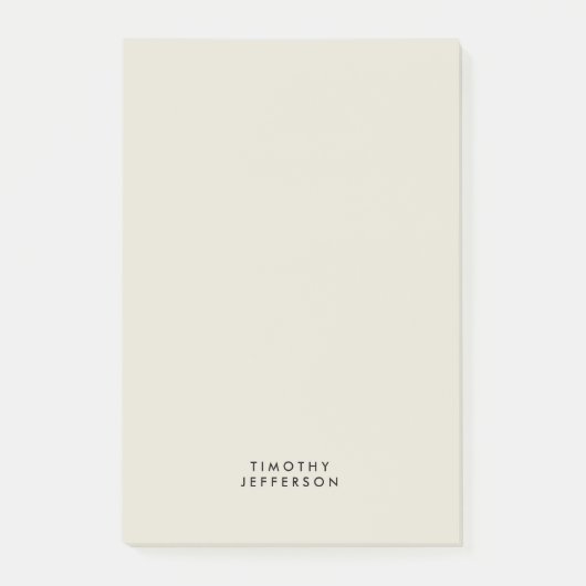 ミニマエレガントモダンリスト独自の名前 ポストイット (正面)