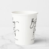 ミニマエレガントモダンリスト誕生日パーティー 紙コップ (右)