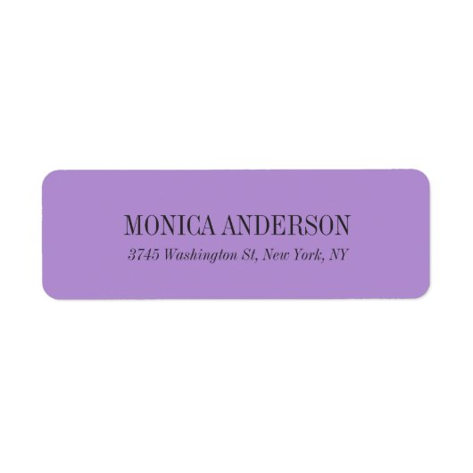 ミニマエレガントモダンリスト ラベル (正面)