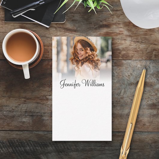 ミニマエレガントモダンル写真 ノートカード